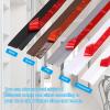 PATIKIL Self-Adhesive Door Seal Strip, 5 cm x 1 m Silicone, Brown view 3