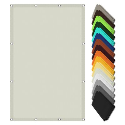 Shade Sail 2.6 x 9.5 m, Weather-Resistant, Cream