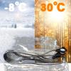 FIDSEJEONA Durable Transparent Tarp with 3 x 3 Eyelets, Waterproof Weatherproof Cover for Carports, Yards, Pools, Gazebos, Pergolas, Plant Insulation and Camping view 3