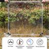 FIDSEJEONA Durable Transparent Tarp with 3 x 3 Eyelets, Waterproof Weatherproof Cover for Carports, Yards, Pools, Gazebos, Pergolas, Plant Insulation and Camping view 4
