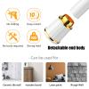 Adjustable Curtain Rod, 110–400 cm, No Drilling, Non-Slip Tension Rod, Gray, 40 x 55 cm view 3