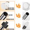Adjustable Curtain Rod, 110–400 cm, No Drilling, Non-Slip Tension Rod, Gray, 40 x 55 cm view 4