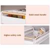 Under-Sink Storage 2-Pack, 2-Tier Pull-Out Organizers, White view 4