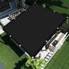 Shade Sail Sun Shade Net 6 x 7 m, 98% UV Protection, Black view 1