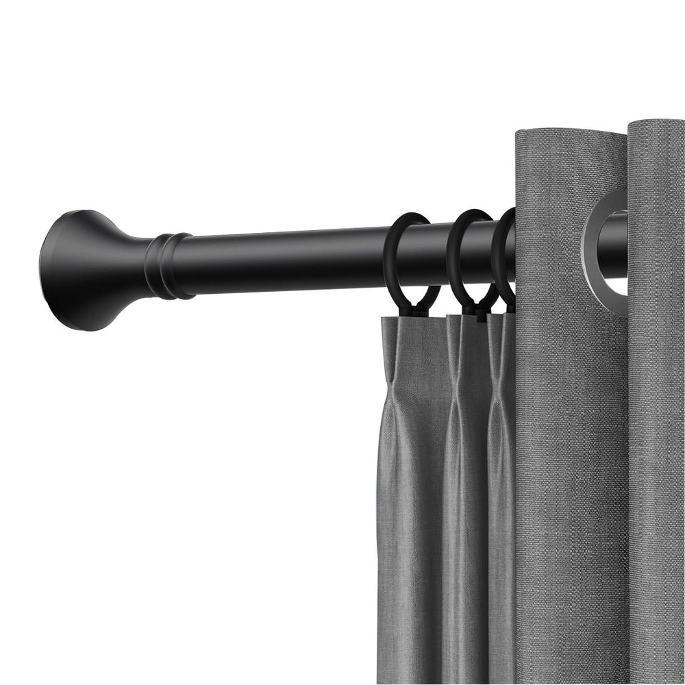 Yellow Stainless Steel Tension Rod, 16–21 in. Adjustable