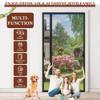 Black Magnetic Insect Screen Door 135 x 180 cm, Side Opening view 3