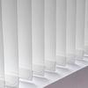 NIANXINN Light-Filtering Vertical Blind, White, 98 mm Slats, Customizable, 70 x 180 cm view 1