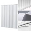 NIANXINN Light-Filtering Vertical Blind, White, 98 mm Slats, Customizable, 70 x 180 cm view 3