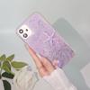 SEHEYA Case for Samsung Galaxy S25, Purple Glitter Silicone TPU with Starfish and Shells view 2