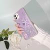 SEHEYA Case for Samsung Galaxy S25, Purple Glitter Silicone TPU with Starfish and Shells view 3