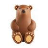 Cartoon Toothbrush Holder, Wall-Mounted with Suction Cup (Dark Brown) view 1