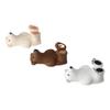 Cartoon Toothbrush Holder, Wall-Mounted with Suction Cup (Dark Brown) view 4