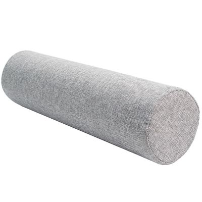 AQIGR Bolster Pillow Neck Support Pillow Back Support Cushion for Neck, Legs and Back, Light Gray, 10 x 15 cm
