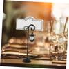 Gadpiparty Black Metal Table Card Holder for Weddings and Tables view 4