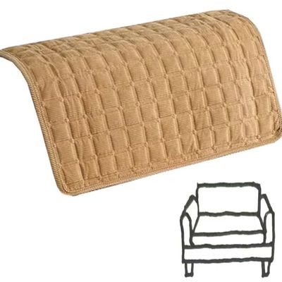 ILiemao Non-Slip Armchair Cover with Armrest Covers, 70x90/50x90 cm, Sofa and Recliner Cover, Washable, Cream, 60x60 cm