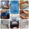 ILiemao Non-Slip Armchair Cover with Armrest Covers, 70x90/50x90 cm, Sofa and Recliner Cover, Washable, Cream, 60x60 cm view 4