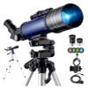 70/400 Astronomy Refractor Telescope for Beginners view 1