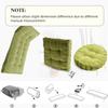 Miecoae Garden Bench Cushion, Outdoor Seat Pad, 185 x 35 cm view 2