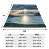 AABSTBFM Hawaii Sunbeams Printed Flannel Throw Blanket, Soft Warm Microfiber, 76 x 102 cm view 3
