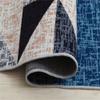 RUGMRZ Blue Geometric Crystal Velvet Rug, 80 x 160 cm view 2