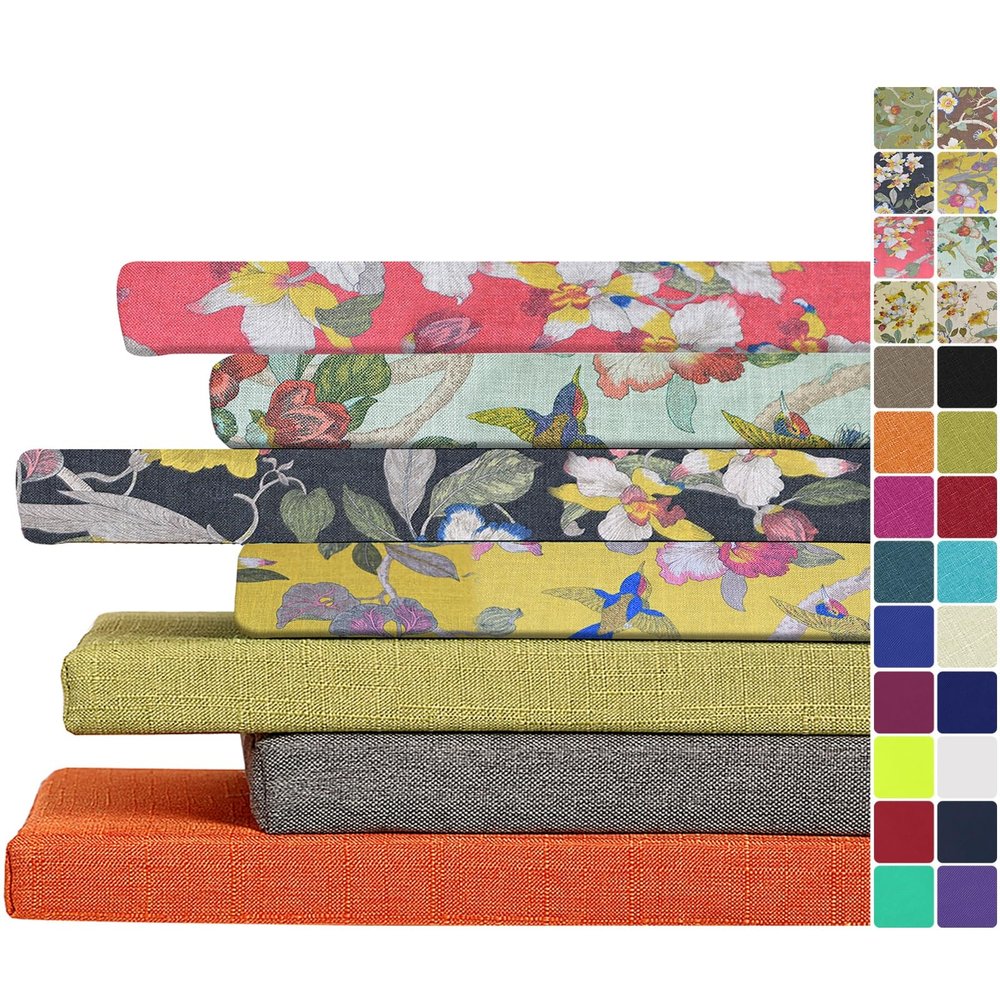 Custom Bench Cushion with Removable, Washable Cover
