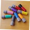 20 Round Plastic Stamp Holders for DIY Name Stamps view 4