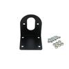 RLECS 37 mm DC Geared Motor Mounting Bracket, Cold-Rolled Steel, L-Shaped with M3 Hardware view 1