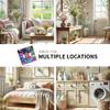 Tropical Night Ocean Waves Double Toggle Switch and Outlet Cover view 4