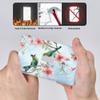 Spring Bird Single Toggle Switch Wall Plate, Green Songbirds with Peach Blossoms view 4