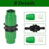 12-Piece Expandable Garden Hose Repair Connector Set, Female-to-Male (B) view 4