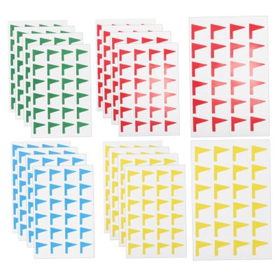 Self-Adhesive Small Flags, 1 Pack