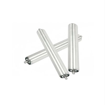 Non-Powered Stainless Steel Roller, 1-Piece Roller Conveyor Replacement Part, Galvanized End, 2.4-Inch Diameter, for Warehouse/Packaging (900 x 940 x 15 mm)