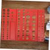 TOPPERFUN 3-Piece Socket Holders, Red ABS, for 1/4-, 3/8-, and 1/2-Inch Sockets, Corrosion-Resistant, Wall-Mountable view 2