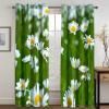 Beydodo Blackout Curtains, 2-Pack, 132 x 183 cm, Cute Daisy Pattern view 2