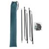 Folding Trolley Cart Canopy, 85.5 x 55 cm, Foldable, for Camping and Picnics, Blue view 1