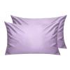 Lirex Pillowcases, 2-Pack, 300 Thread Count, 100% Cotton, Comfortable and Breathable, 40 x 60 cm, Purple view 1