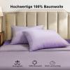 Lirex Pillowcases, 2-Pack, 300 Thread Count, 100% Cotton, Comfortable and Breathable, 40 x 60 cm, Purple view 2