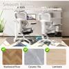 Highdi Thickened Office Chair Mat, Non-Slip, Scratch-Resistant, Coffee, 120 × 90 cm view 4