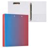 3-Ring Binder with Clipboard, 2.5 cm, 1/2-Pack, Blue-to-Red Gradient view 3