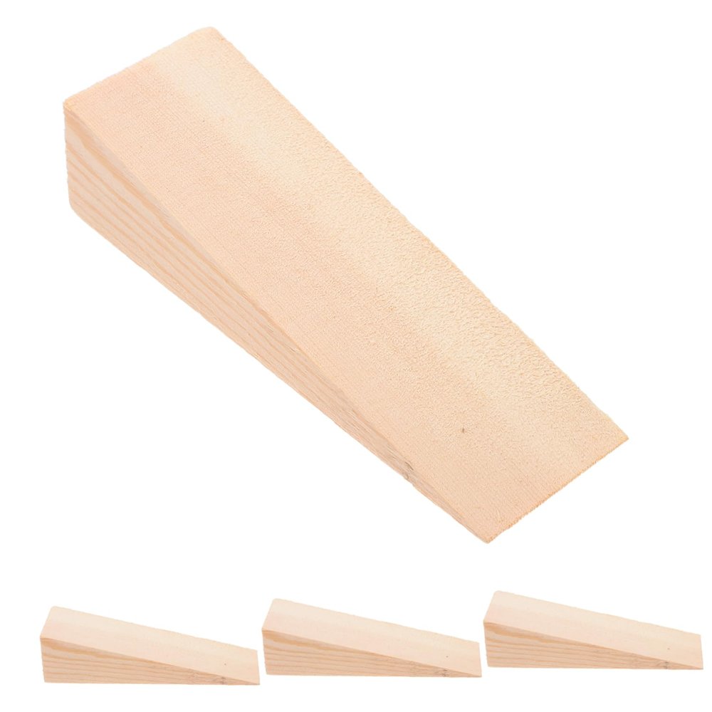 Ciieeo 4-Piece Triangular Wedges with Smooth Surface for Door and Window Installation