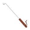 Pigtail Meat Turner, Food-Turning Tool with Wooden Handle view 1