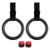 Toyvian Adjustable Gymnastics Rings, 2-Piece Webbing Set for Indoor Training view 1