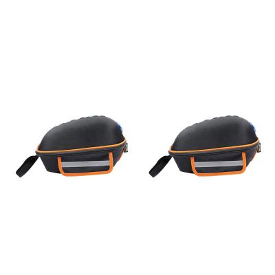 TOYANDONA 2-Piece Waterproof Bicycle Rear Rack Bag Set