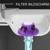 Sink and Shower Drain Hair Catcher view 2