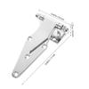 Silver Zinc Alloy Hinge for Industrial Ovens and Freezer Doors view 2