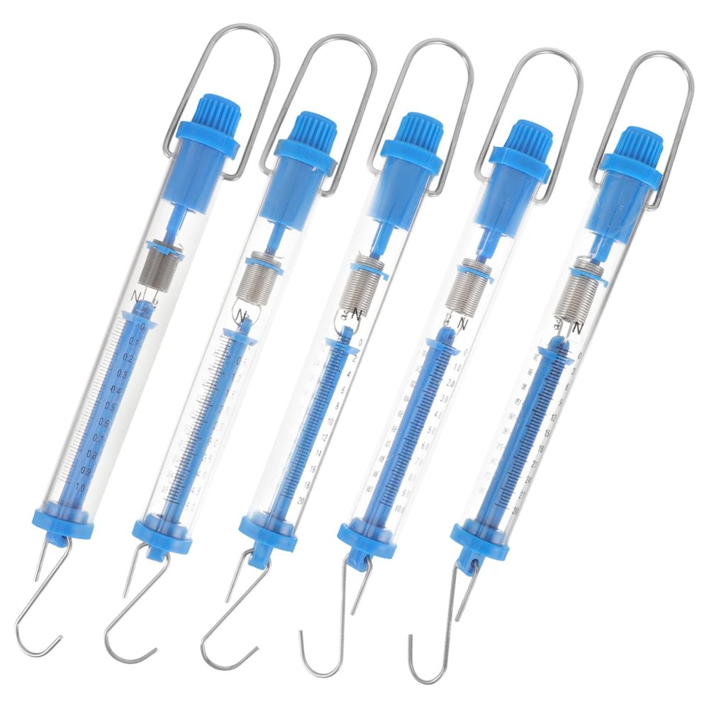 PRETYZOOM 5-Piece Hanging Tube Spring Scales, Blue