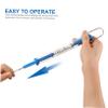PRETYZOOM 5-Piece Hanging Tube Spring Scales, Blue view 3