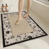 Non-Slip Shower Mat 80 x 80 cm, Modern Soft PVC Mat with Drain Hole view 1