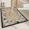 Non-Slip Shower Mat 80 x 80 cm, Modern Soft PVC Mat with Drain Hole view 2