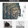 ODAWA Self-Adhesive Cloth, 35.1 x 35.1 cm, Mystic Wolf Teal, Multi-Purpose Wrap for Camera, Lens, Laptop view 2